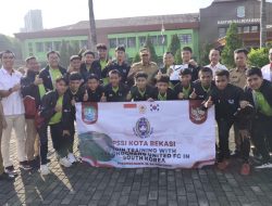 14 Pesepak Bola Muda Kota Bekasi Siap Jalani Latihan di Korea Selatan   