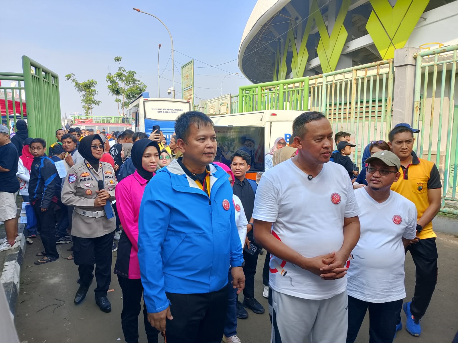 Polres Gelar Tujuh Layanan Publik di Area CFD Jalan Ahmad Yani