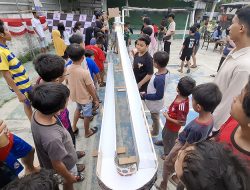 Anak-anak Perumahan Grand Permata Mustikajaya Serbu Lomba Balap Mobil Diecast