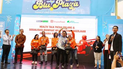 BPJS Ketenagakerjaan Bekasi Kota Gandeng ShopeeFood dan RS Siloam Sentosa Berikan Perlindungan Jaminan Sosial untuk Mitra Pengemudi