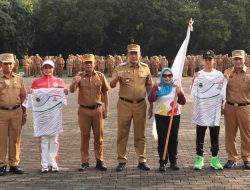Wali Kota Bekasi Lepas Keberangkatan Kontingen KORMI ke FORNAS VIII NTB