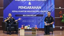 Menjaga Amanah Negeri dalam Bingkai Pelayanan, Kepala Kanwil Bea Cukai Jakarta Kunjungi Bea Cukai Bekasi