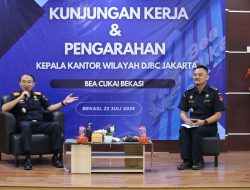 Menjaga Amanah Negeri dalam Bingkai Pelayanan, Kepala Kanwil Bea Cukai Jakarta Kunjungi Bea Cukai Bekasi