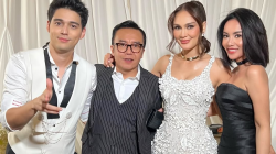 Ari Lasso Gandeng Kekasih Baru di Resepsi Pernikahan Luna Maya dan Maxime Bouttier
