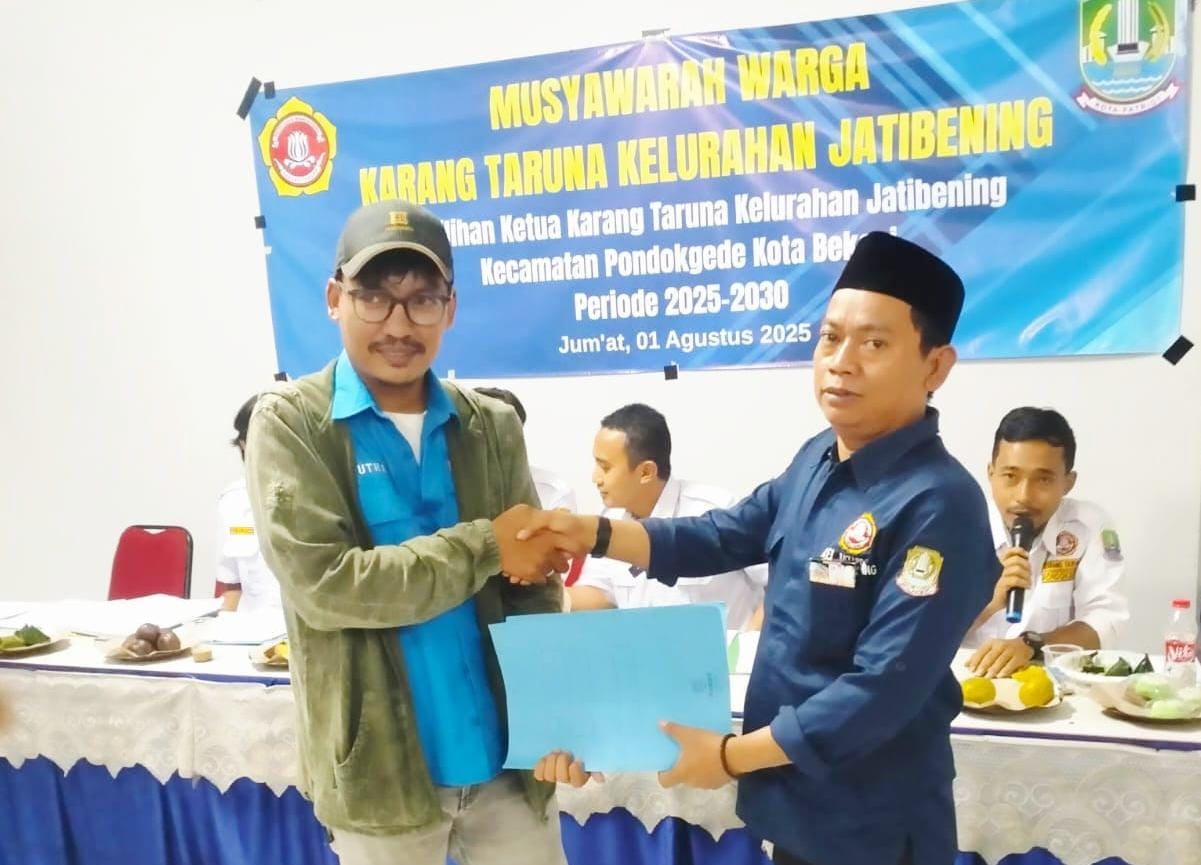 Akbar Satria Putra Terpilih jadi Ketua Karang Taruna Jatibening 2025–2030, Ini Janjinya