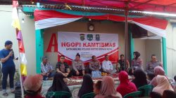 Polres Metro Bekasi Kota Sapa Warga Kayuringin lewat Program Ngopi Kamtibmas