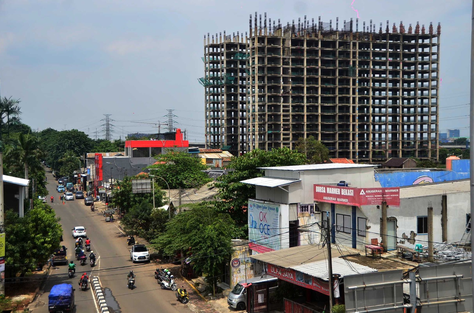 Sejumlah Pembangunan Apartemen Mangkrak di Kota Bekasi