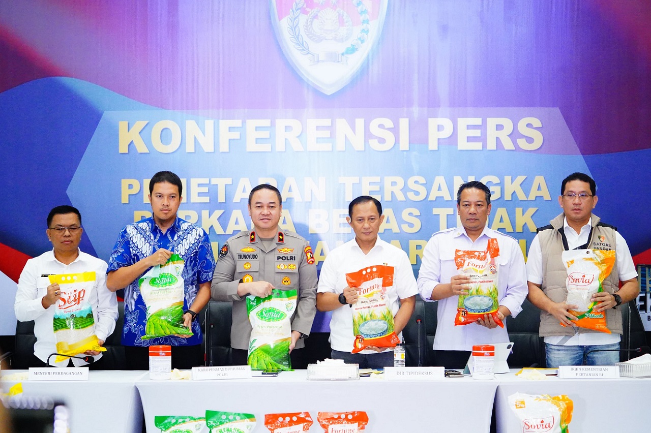 Presdir hingga Kepala QC PT PIM jadi Tersangka Kasus Beras Oplosan