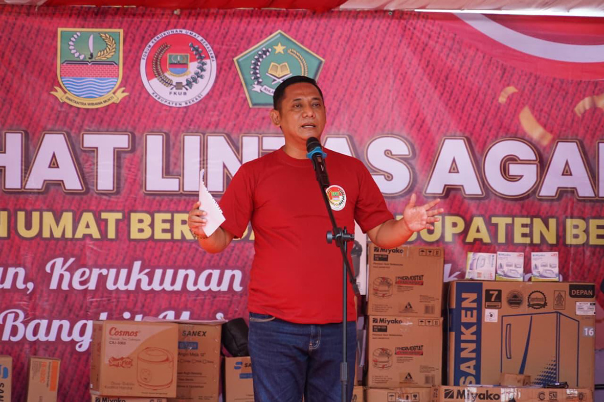 Wakil Bupati Bekasi Apresiasi Jalan Sehat Lintas Agama