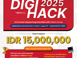 Telkom Hadirkan DigiHack 2025 sebagai Ruang Inovasi AI Talenta Digital