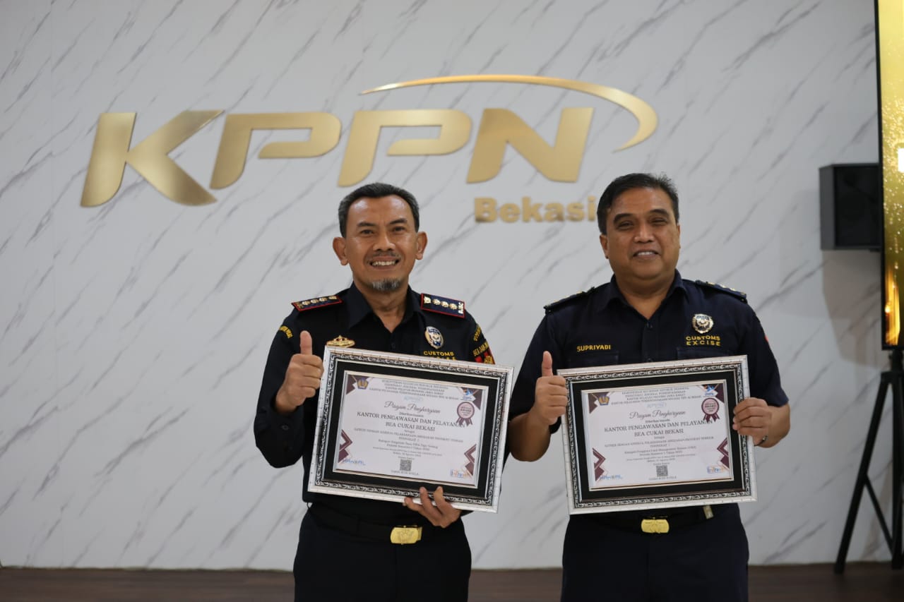 Torehkan Prestasi, Bea Cukai Bekasi Raih Dua Penghargaan Pengelolaan Keuangan Terbaik 2025