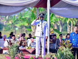 Jaga Demokrasi, Pemerintah Desa Sukadaya Gelar Upacara Kemerdekaan Mandiri