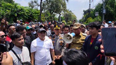 Di Hadapan Mahasiswa, Forkopimda dan DPRD Nyatakan Tidak Korupsi dan Jaga Kota Bekasi dari Anarkisme