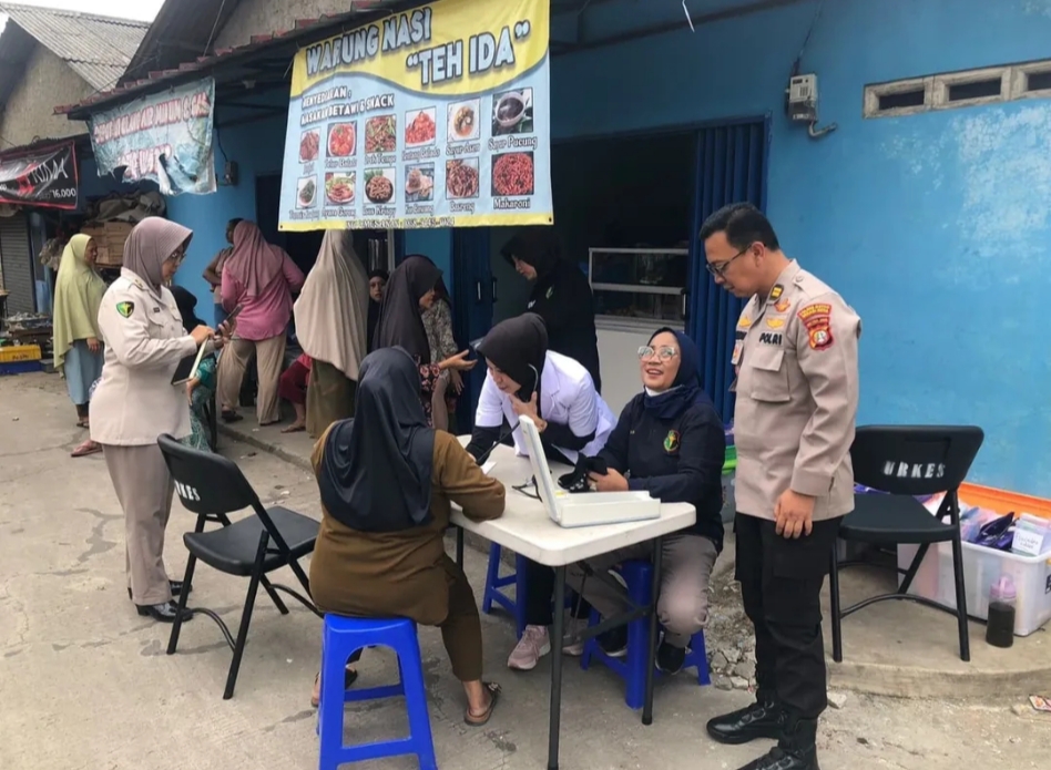 Polsek Medansatria Gelar Cek Kesehatan Gratis