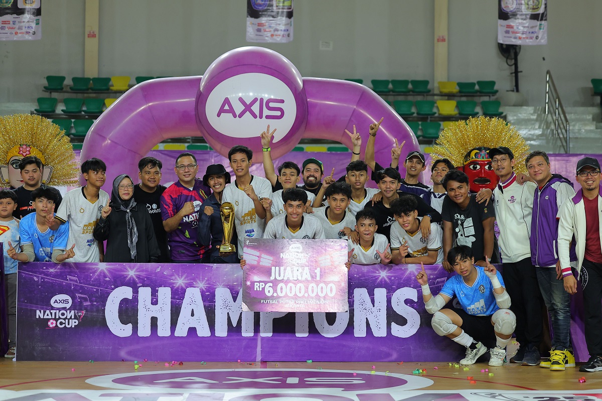 AXIS Nation Cup 2025 Preliminary Jakarta,  Tim Futsal SMK Nusantara Raih Gelar Juara Ganda