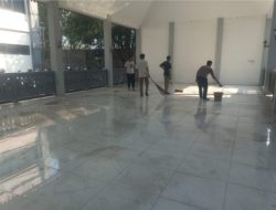 Pendopo Kelurahan Harapan Mulya Akhirnya Bersih