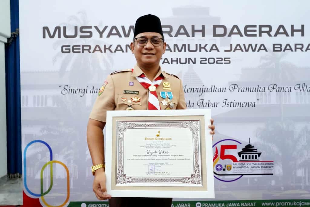 Prestasi Gemilang! Pemkab Bekasi Raih Dua Penghargaan di Musda Gerakan Pramuka Jabar