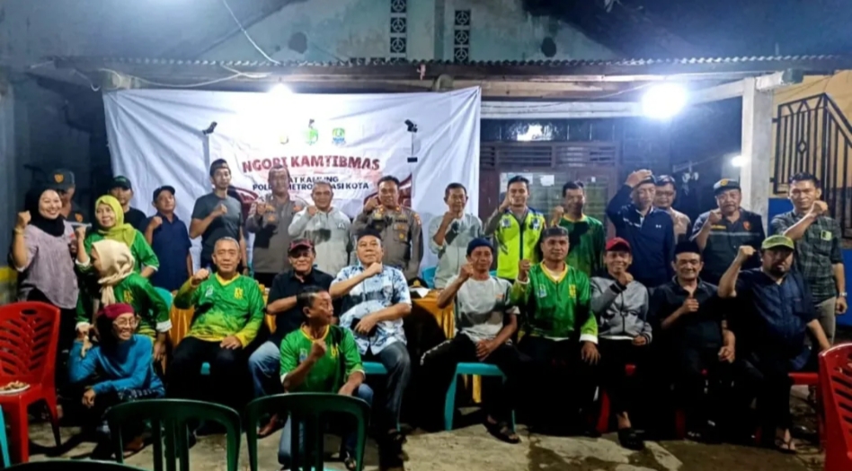 ‘Ngopi Kamtibmas’ di Bekasi Selatan Bahas Tawuran hingga Judol