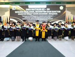 UBJ Rayakan Dies Natalis ke-30 Serta Wisuda, Teguhkan Komitmen Membangun Negeri