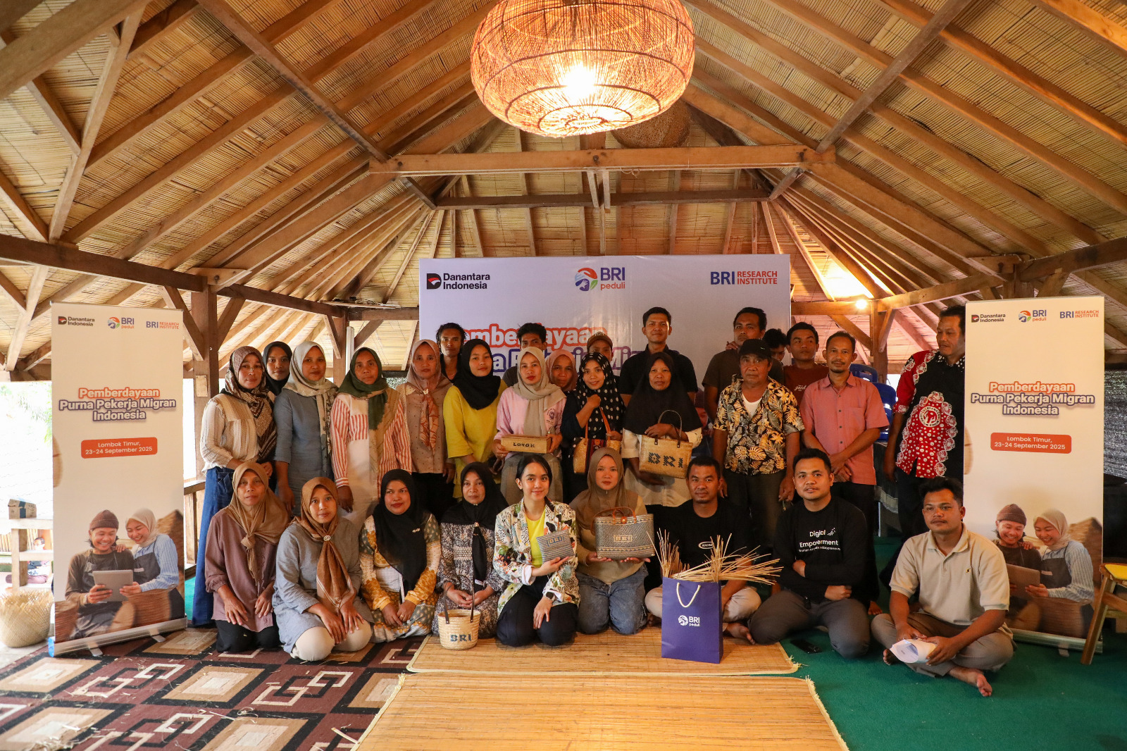 BRI Peduli Bangun Kemandirian dan Kesejahteraan Eks Pekerja Migran Indonesia lewat Program Pemberdayaan di Lombok