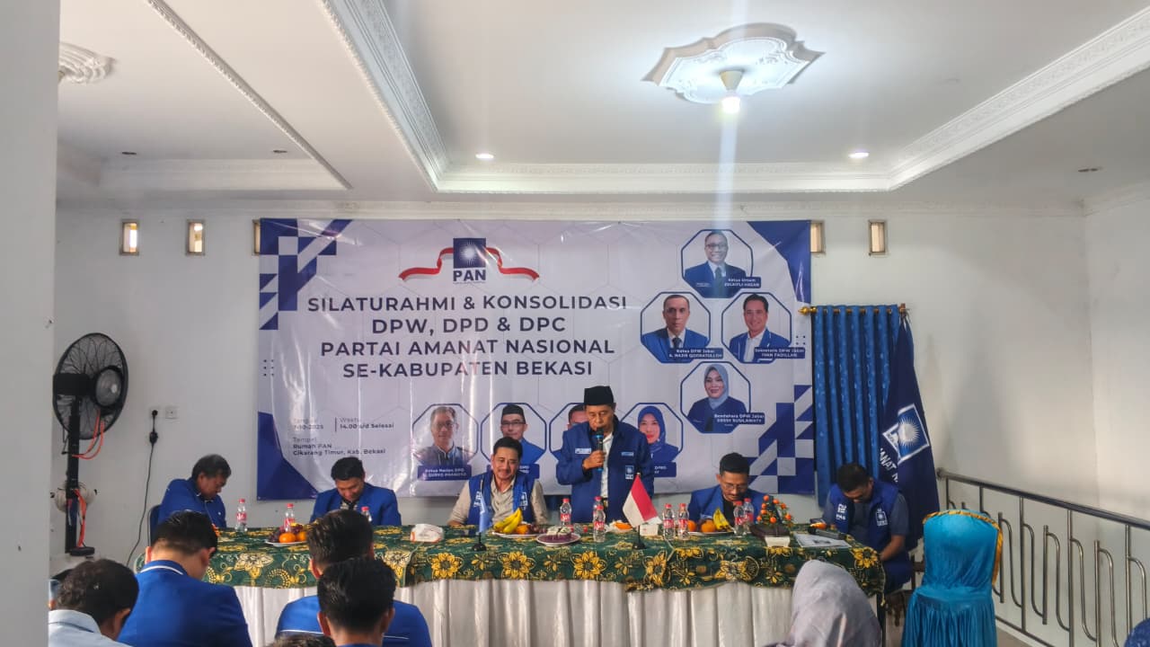 Jelang Musda, DPW PAN Jabar Panaskan Mesin Partai di Kabupaten Bekasi