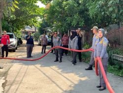 Latihan Pemadaman, Warga Jatisari Diajarkan Gunakan Hidran dan APAR