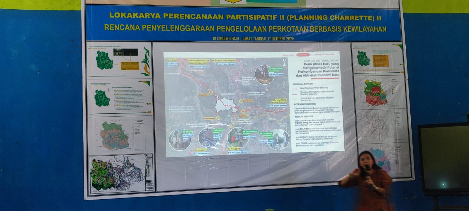 Lokakarya Perencanaan Partisipatif II, Fokus Sarana Prasarana Ibukota KBB Cigudeg 