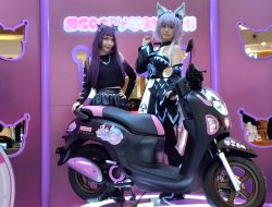 Edisi Terbatas, Kolaborasi Unik Honda Scoopy dengan Kuromi  