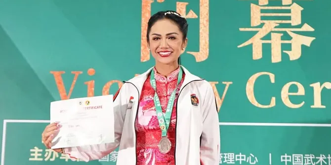 Selamat! Kris Dayanti Menang Perak di World Kungfu Championship 2025