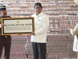 Kejagung Serahkan Uang Sitaan Korupsi CPO Rp13,25 Triliun ke Negara