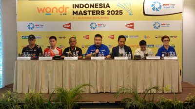 232 Atlet dari 15 Negara Siap Berlaga di wondr by BNI Indonesia Masters 2025