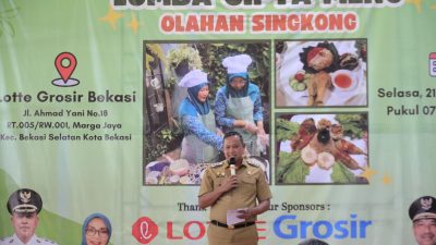 Wali Kota Bekasi Buka Lomba Cipta Menu Berbasis Singkong, Dukung Ketahanan Pangan Lokal