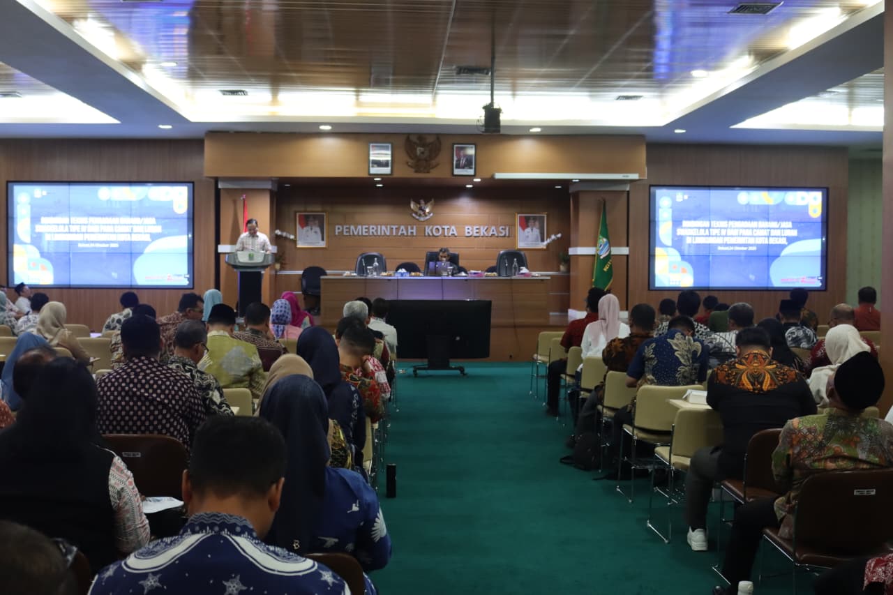 Inspektorat Kota Bekasi Bekali Camat dan Lurah Soal Swakelola demi Sukseskan RW Bekasi Keren