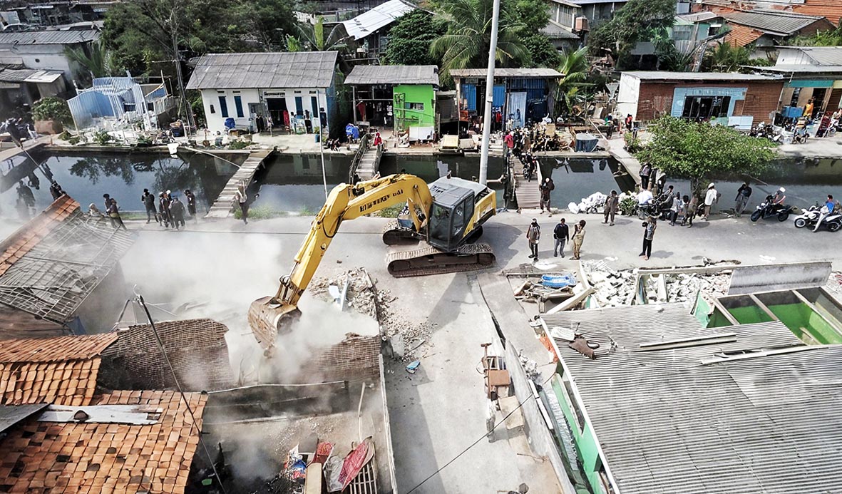 Pemkab Bekasi Bingung Tata Lahan Bekas Gusuran