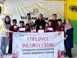 Wujud Kepedulian, BPJS Ketenagakerjaan Bekasi Cikarang Beri Bantuan ke Yayasan Rumah Harapan