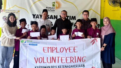 Wujud Kepedulian, BPJS Ketenagakerjaan Bekasi Cikarang Beri Bantuan ke Yayasan Rumah Harapan