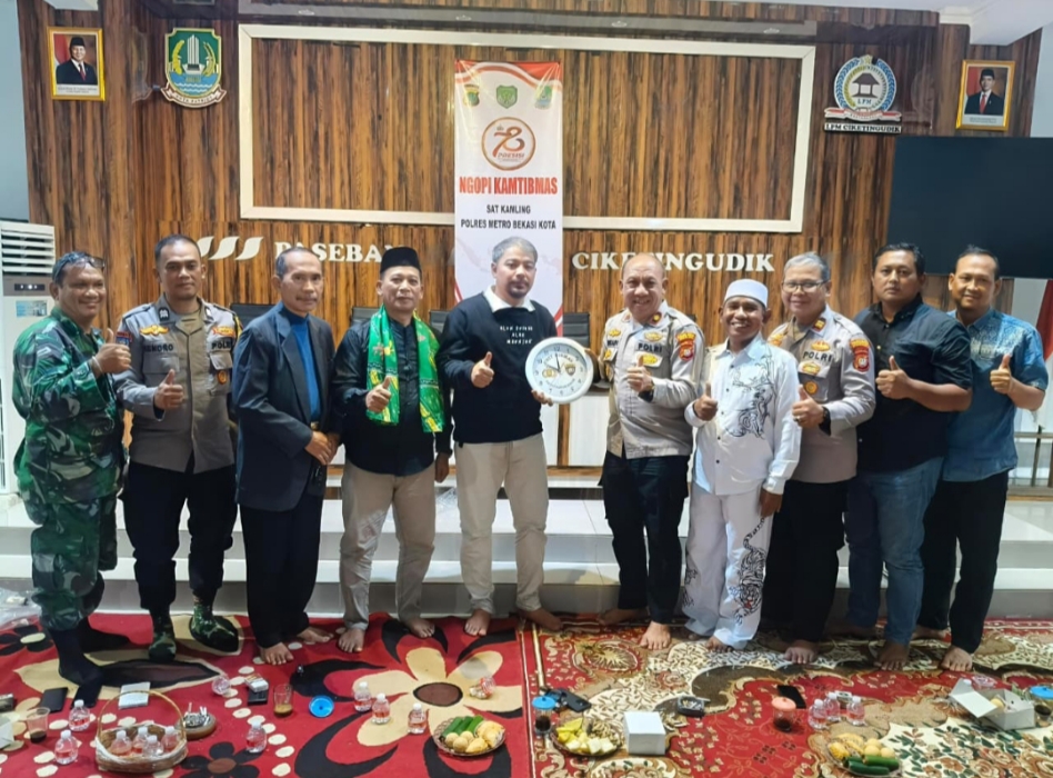 Polsek Bantargebang Perkuat Kemitraan dengan Masyarakat lewat “Ngopi Kamtibmas”