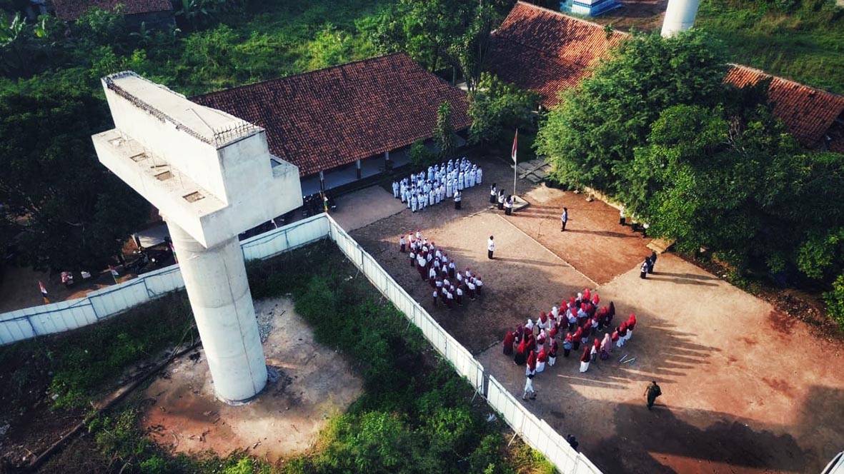 Proses Relokasi Tiga SDN Terdampak Proyek Tol Japek II Selatan Diulang