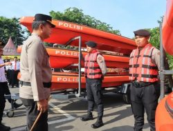 Polres Siagakan Personel Hadapi Potensi Bencana Alam