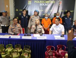 Polisi Bekuk Pelaku Pengoplos Elpiji di Setu Bekasi, Sudah Beraksi Lebih dari Setahun