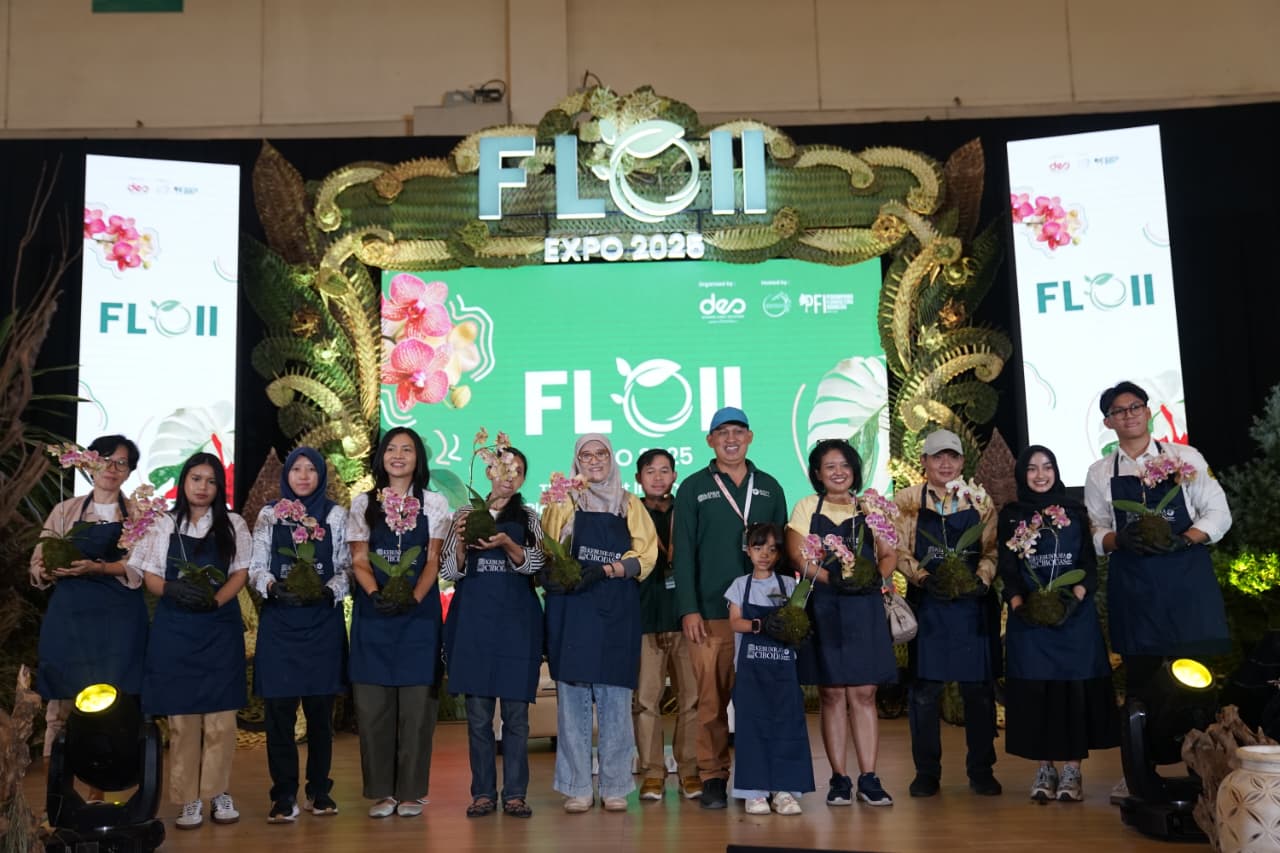 BRI Dorong Ekosistem Hortikultura Indonesia Tembus Pasar Global lewat FLOII Expo 2025