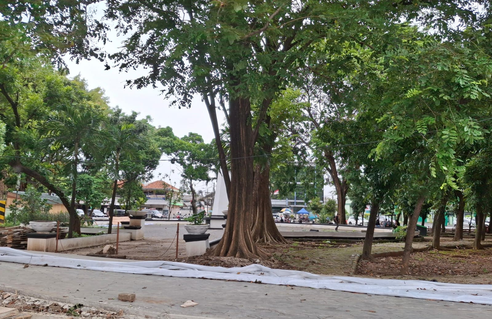 Alun-Alun M Hasibuan Segera Hadir dengan Wajah Baru, Jogging Track dan Pedestrian Ditargetkan Rampung Akhir Tahun