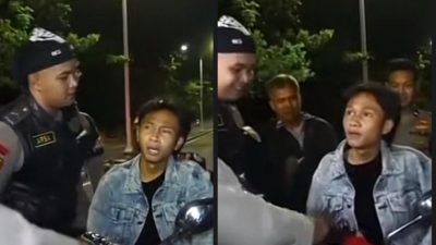 Polisi Tegur Fajar Sadboy Gegara Tak Pakai Helm Saat Berkendara, Berujung Dimintai Kata-kata!