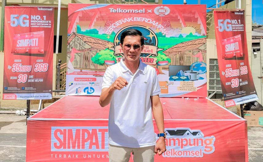 GMKB Rayakan Hari Lahir Pertama Bersama Warga Jatiwarna dan Telkomsel