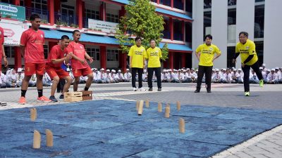 Molkky Melatih Siswa Fokus hingga Kerja Tim