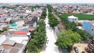Jalan Alinda Bekasi Utara Mulus Lagi