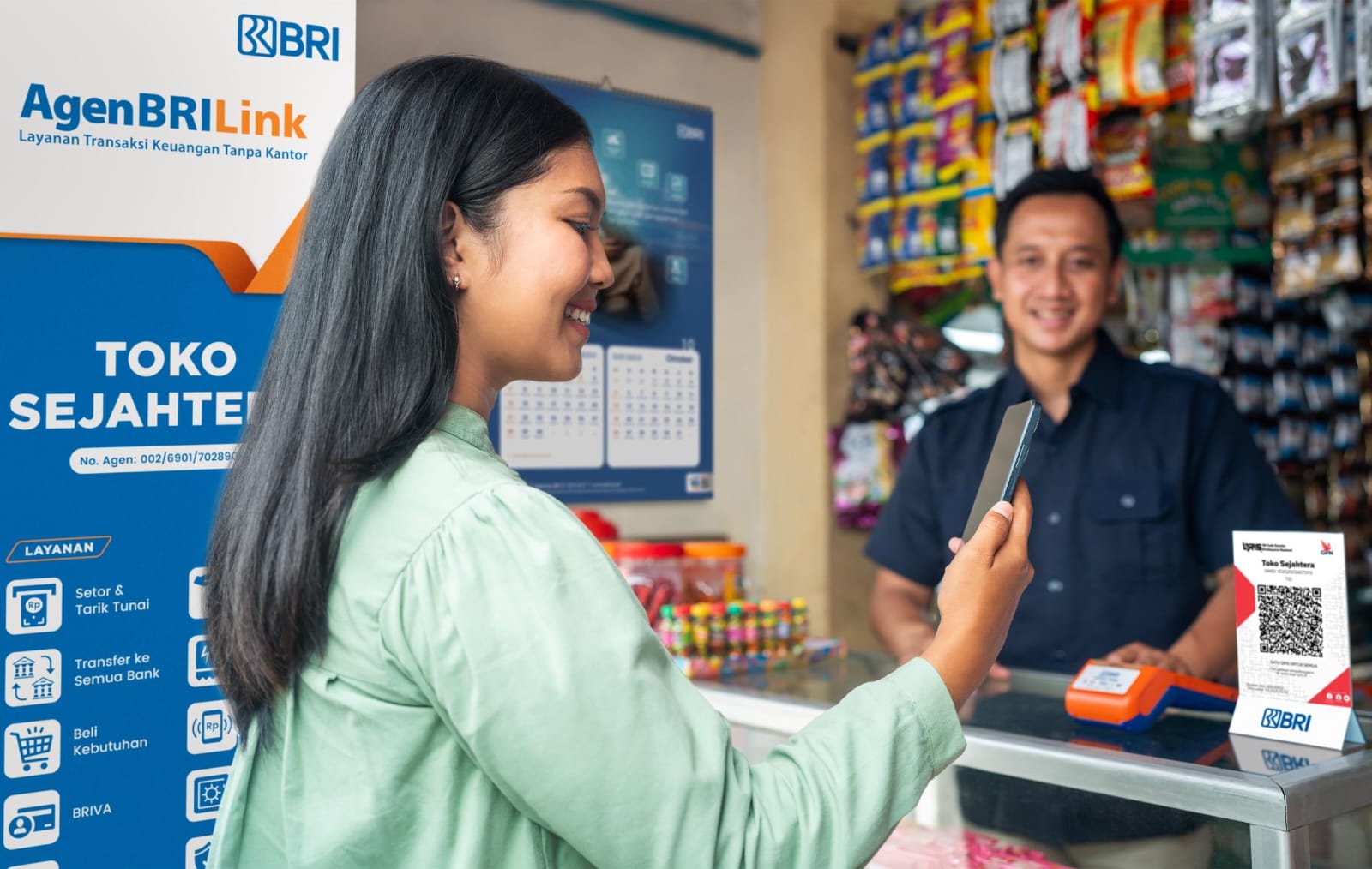 AgenBRILink Jadi Motor Inklusi Keuangan, Transaksi 9 Bulan Capai Rp1.294 Triliun