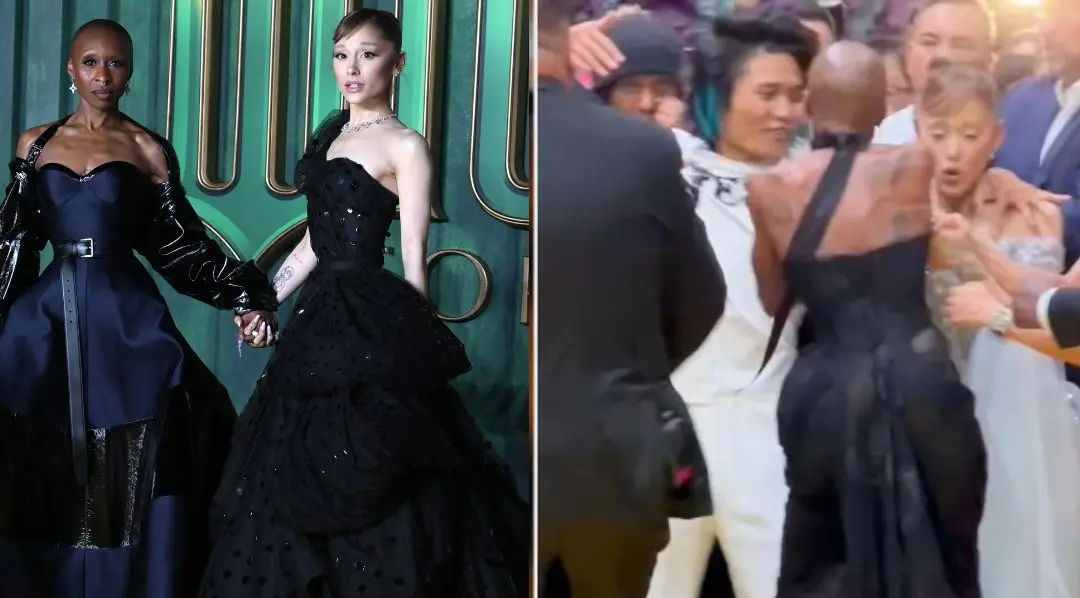 Detik-detik Ariana Grande Dipeluk Paksa Fans Misterius di Singapura, Cynthia Erivo Langsung Turun Tangan!