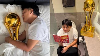 Aksi Kocak Rizky Febian Usai Menang Bahkan Voli 3, Sampai Minta Izin Berpaling dari Mahalini!