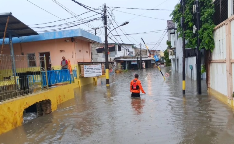 Dampak Hujan, BPBD Catat Tujuh Titik Genangan di Kota Bekasi
